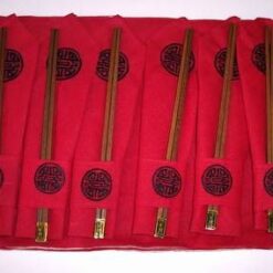 Set de 6 perechi de betisoare de lemn