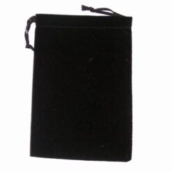 Saculet din material textil cu siret pentru inchidere