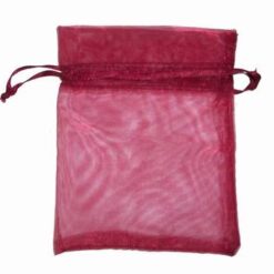 Saculet din material textil cu siret pentru inchidere