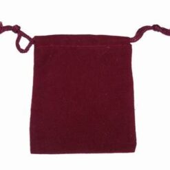 Saculet din material textil cu siret pentru inchidere