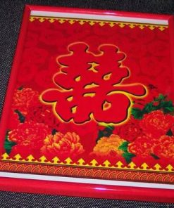 Tablou Feng Shui cu simbolul Dublei Fericiri