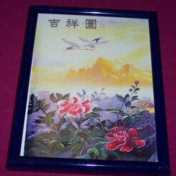 Tablou Feng Shui cu cocori si bujori
