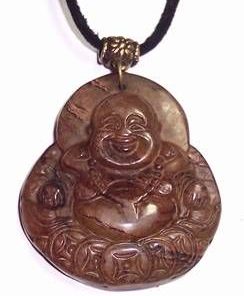 Talisman cu Buddha bogatiei din jad