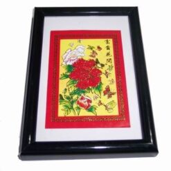 Tablou Feng Shui cu flori de bujor