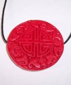 Talisman Feng Shui din  cina cu simbolul longevitatii-unicat