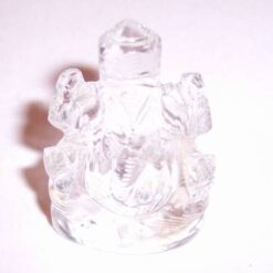 Zeul Ganesh din cristal de stanca - remediu Feng Shui