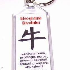 Breloc Feng Shui cu Simbolul Chinezesc al Bivolului