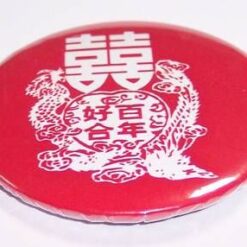 Insigna Feng Shui cu Pasarea Phoenix si Dragonul