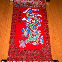 Stampa Feng Shui cu Dragonul ceresc si sfera de foc