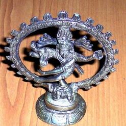 Zeul Shiva din metal - remediu Feng Shui