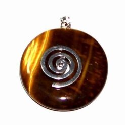 Simbolul Noroculuiargintatsi cristal de ochi de tigru