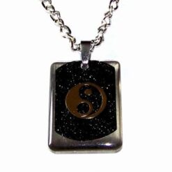 Talisman Feng Shui cu simbolul Yin-Yang - inox