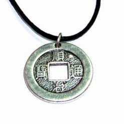 Pandantiv Feng Shui cu moneda norocoasa