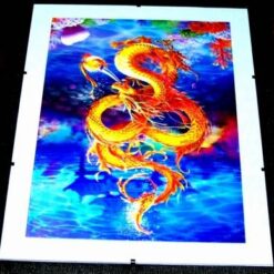 Tablou Feng Shui 3D, cu Dragonul Ceresc