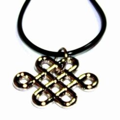 Talisman Feng Shui cu Nodul Mistic, pe siret negru