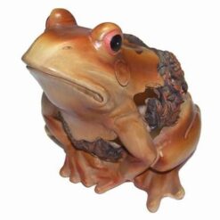 Broasca raioasa din ceramica pictata manual