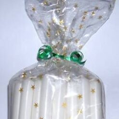 Set de 20 lumanari Feng Shui de culoare alba