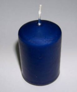 Lumanare  cilindrica - albastra