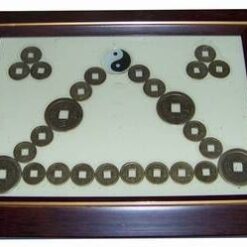 Tablou Feng Shui cu monede si Yin-Yang