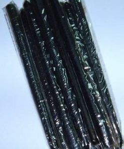 Set de 12 lumanari negre