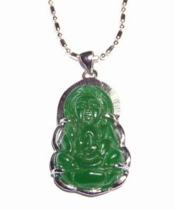 Talisman unisex cu Buddha tamaduitorul din jad imperial
