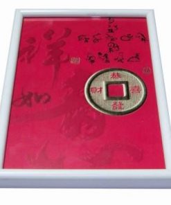 Tablou Feng Shui cu moneda si cele 12 semne zodiacale