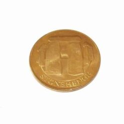 Moneda aurie cu simbolul Stonehenge