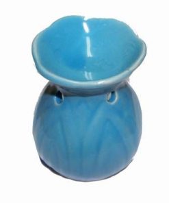 Vas din ceramica pentru aromaterapie - bleu