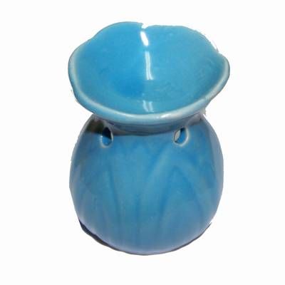 Vas din ceramica pentru aromaterapie - bleu