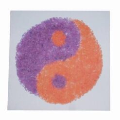 Tablou Feng Shui cu Yin-Yang si cristale pentru baie
