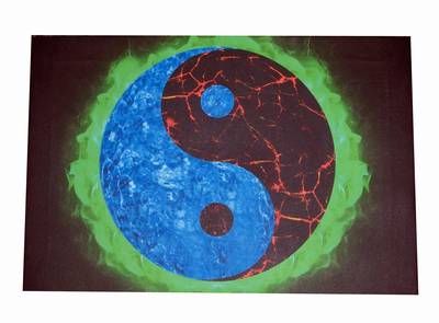 Tablou Feng Shui cu Yin-Yang si cele 5 elemente