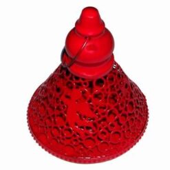 Felinar ornamental rosu, cu cei 3 ingerasi ai pasiunii