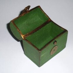 Cufarul Bogatiei cu moneda Feng Shui pentru elementul Lemn