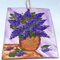 Tablou Feng Shui cu flori de liliac