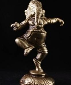 Ganesha dansand - statuie din alama - mare