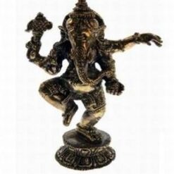 Ganesha dansand - statuie din alama - medie
