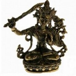 Manjushri - Buddha Inteligentei - statuie din alama