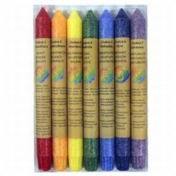 Set de 7 lumanari Feng Shui, pentru cele 7 chakre - XXL