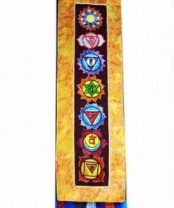 Banner Feng Shui din Tibet, cu cele 7 chakre