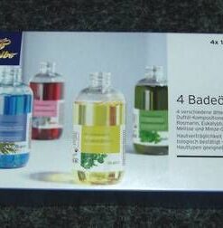 Set de 4 uleiuri esentiale pentru baie si masaj 4x100ml