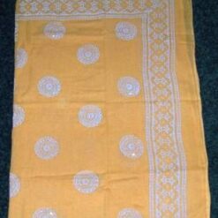 Fata de masa din India, cu broderie manuala