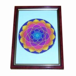 Tablou cu mandala Lotus auriu