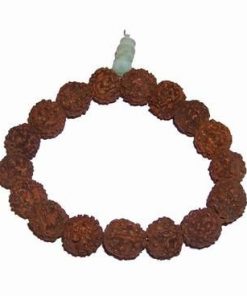 Bratara Mala din Rudraksha, pe elastic