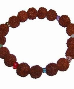 Bratara cu Rudraksha-cristalele celor 7 chakre