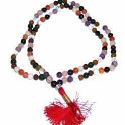 Colier Malla cu 108 cristale naturale