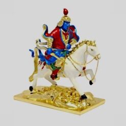Lordul Kubera pe calul alb - remediu Feng Shui din metal