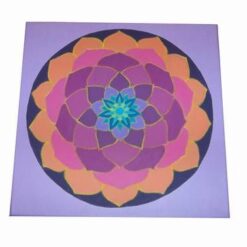 Mandala fericirii pictata manual