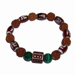Bratara cu Rudraksha, Dzi cu simbolul Hotu