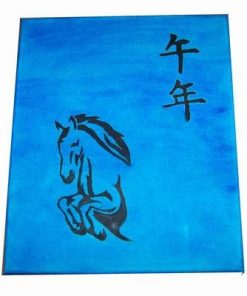 Tablou Feng Shui reprezentand calul de vant