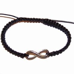 Bratara Feng Shui reglabila, cu cifra 8 placata - unisex